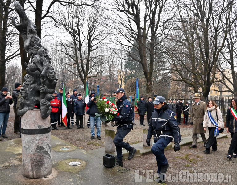 Pinerolo,cerimonia commemorativa per onorare la memoria delle vittime delle foibe