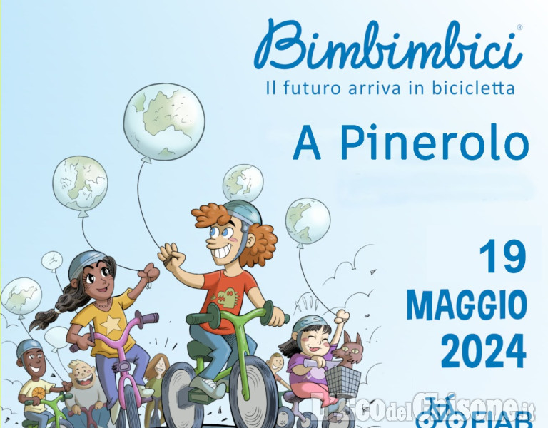 Pinerolo domenica biciclettata in sicurezza per famiglie: dal Veloce Club, Aspettando il Tour