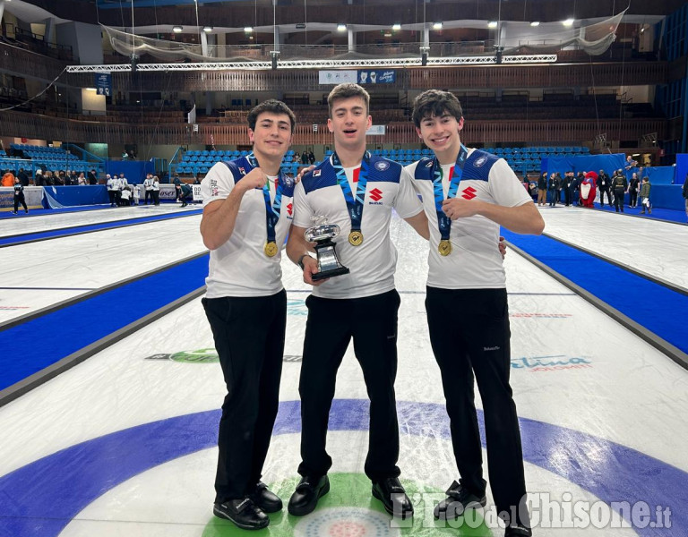 Curling, storico titolo dell'Italia ai mondiali junior con i fratelli Gilli e Vigliani