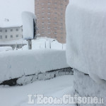 Sestriere: nevicate eccezionali a duemila metri, quota neve scesa a 1800 metri