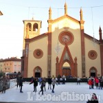 Pinerolo : pattinaggio nel centro storico