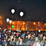 Palloncini luminosi a Pinerolo per un 2017 a colori