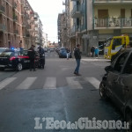 Auto a fuoco a Pinerolo