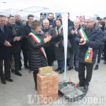 Posa della prima pietra alla scuola elementare intercomunale a Faule-Polonghera.