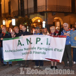 Pinerolo, fiaccolata Anpi in centro