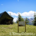 Usseaux: inaugurata a Pian dell'Alpe la panchina gigante