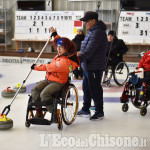 Pinerolo:Sessione di preparazione della nazionale italiana di weelchair Curling 
