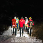 Smarrite in Val Germanasca, recuperate sane e salve dal Soccorso alpino