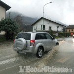 Alluvione in Val Chisone, la Sp 23 percorribile da Porte a Perosa Argentina