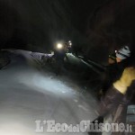 Bobbio Pellice: bloccati dalla neve al colletto del Palavas, recuperati dal Soccorso alpino