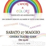 None: sabato 27 maggio &quot;L&#039;Amore a colori, dedicato ad Alessandro&quot;