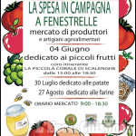 Fenestrelle: La spesa in campagna, piccoli frutti in piazza