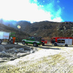 Incendio a Rucas di Bagnolo, fiamme quasi domate