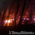 Incendio di Cumiana: preoccupano ancora due focolai