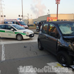 Beinasco: scontro tra auto, traffico in tilt a Fornaci