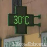 Ecco ufficialmente i primi 30 °C stagionali sul pinerolese!