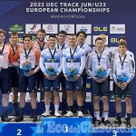 Ciclismo su pista, il candiolese Minuta campione europeo nel Team Sprint Under 23