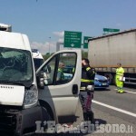 Si schianta col furgone in tangenziale tra Orbassano e Rivoli, morto 56enne