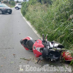 Nichelino: moto contro auto, feriti due giovani