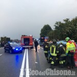 Maxi tamponamento sulla Sp6, all’incrocio tra Volvera e Rivalta: quattro i feriti