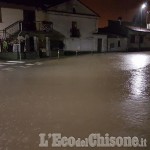 Volvera: chiuse alcune strade per emergenza maltempo, preoccupano Chisola e rio Torto