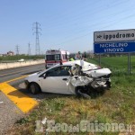 Nichelino: camion tampona auto sulla tangenziale sud, 59enne in ospedale