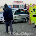 Orbassano: carambola fra auto sulla tangenziale sud, due i feriti