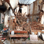 Villafranca: crolla un fabbricato abbandonato, famiglia evacuata in località Mottura