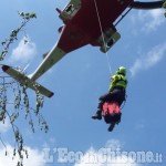 Coazze: accusa un malore mentre cercava funghi, l'intervento del Soccorso Alpino