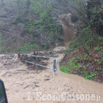 Maltempo: le strade provinciali chiuse al traffico nel Pinerolese