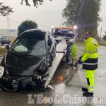 Airasca: scontro tra due auto sulla Provinciale 23