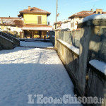 Pinerolo, ancora disagi per neve a Baudenasca