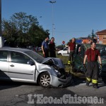 Scontro fra auto al ponte di Bibiana, ferita una bimba di due anni