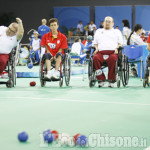 Sabato al Palazzetto di Pinerolo dimostrazione di bocce, sezione Paralimpica