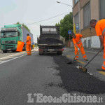 Beinasco: tre settimane di lavori sulla provinciale 502 della Palazzina di Stupinigi