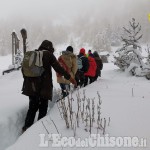 Cinque migranti bloccati dalla neve soccorsi sulle montagne di Cesana