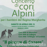 A Candiolo una serata di canti alpini per i bambini del Regina Margherita