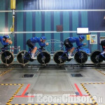 Azzurri del ciclismo su pista: prove alla Galleria del Vento di Orbassano