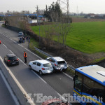 Pinerolo: incidente sulla Circonvallazione, lunghe code e disagi 