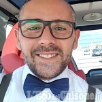 A None i funerali di Davide Vigliotti, 46enne vittima dell'incidente stradale di Rivoli
