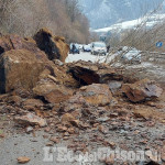 Villar Perosa: frana invade la Sp 23, nessun ferito, lunghe code 