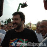 Giaveno, Salvini blindato alla Sangon Fest della Lega Nord