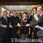 Barge, inaugurata area verde e posa prima pietra all&#039;Itt con Vescovo e presidente Chiamparino