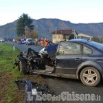 Revello: auto contro trattore, un ferito grave in elisoccorso al Cto