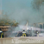 Incendio in autostrada: camion in fiamme. Lunga coda in direzione Pinerolo