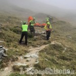 84enne ferito sul monte Orsiera, l’intervento di Soccorso alpino e 118