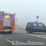 Rivalta: auto fuori strada, finisce contro la cabina del gas di via Primo Maggio