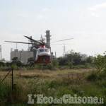 Incidente sul lavoro in una ditta di mangimi, ferito 43enne di Vigone