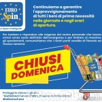 Coronavirus: anche Eurospin Pinerolo e Osasco chiusi la domenica