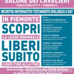 Pinerolo: “Liberi subito", serata informativa sul fine vita. 
